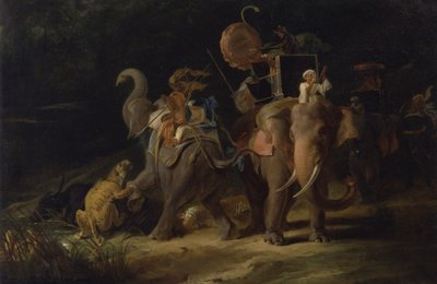 Chasse au tigre dans les Indes orientales - Thomas Daniell