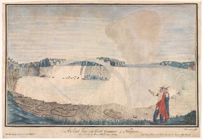 Vue est de la grande cataracte du Niagara, 1762 - Thomas Davies