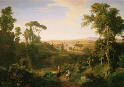 Vue de Rome et de la campagne - Thomas Dessoulavy