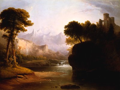 Paysage imaginaire, 1834 - Thomas Doughty