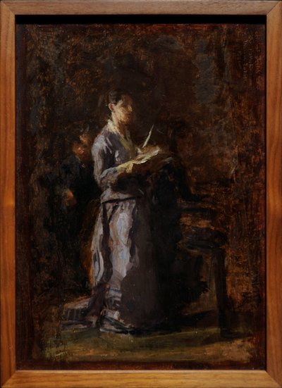 Étude pour « Chanson pathétique » - Thomas Eakins