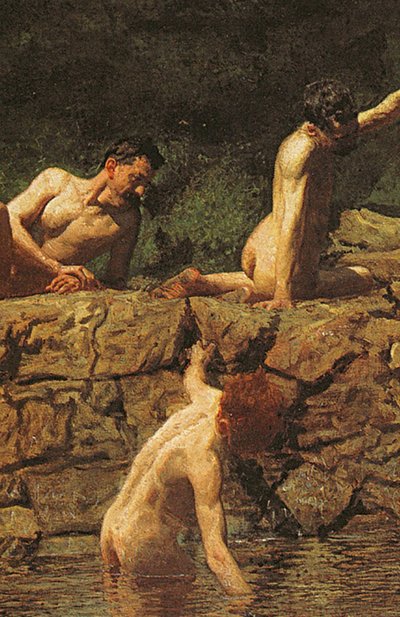 Trou de baignade, 1885 - Thomas Eakins
