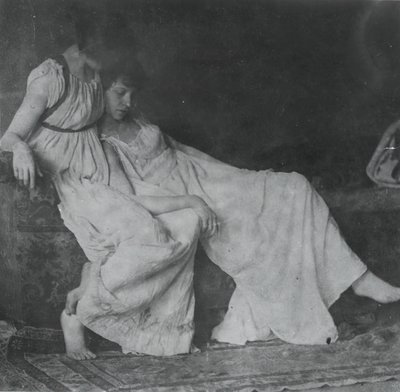 Modèles non identifiés en costumes grecs, vers 1883 - Thomas Eakins