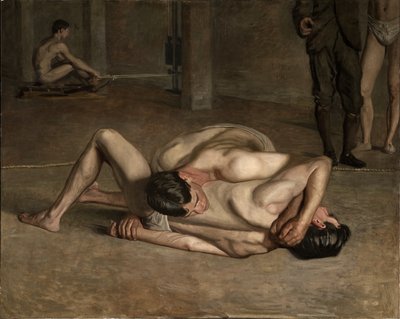 Lutteurs - Thomas Eakins