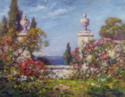 Un jardin méditerranéen - Thomas Edwin Mostyn