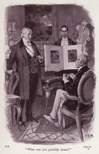 Illustration pour La Dame en blanc de Wilkie Collins - Thomas Eyre Macklin