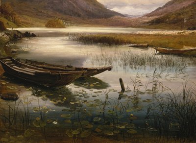 Bateaux et nénuphars - Thomas Fearnley