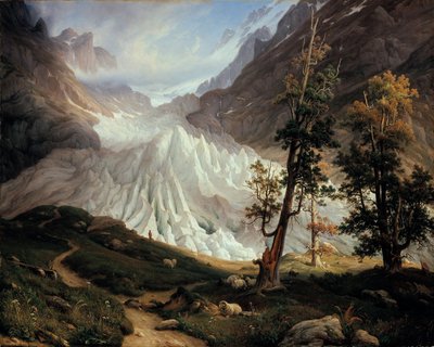 Le glacier inférieur de Grindelwald - Thomas Fearnley