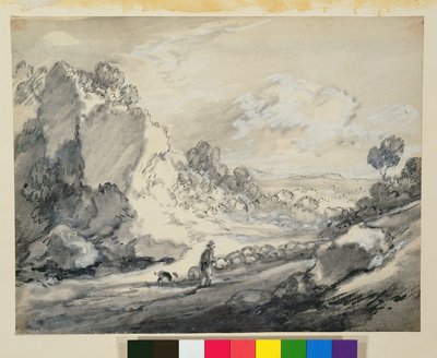 Un berger et son troupeau - Thomas Gainsborough