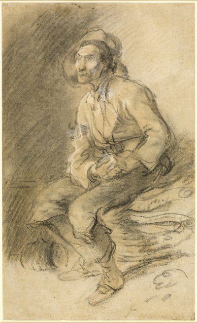Un bûcheron assis sur un faisceau de fagots - Thomas Gainsborough