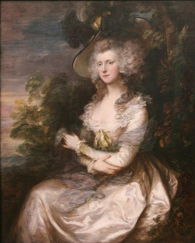 Allemand : Mrs Thomas Hibbert Portrait de Mrs Thomas Hibbert - Thomas Gainsborough