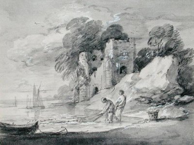 Tirer le filet de Seine - Thomas Gainsborough
