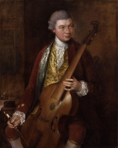 Karl Friedrich Abel - Thomas Gainsborough
