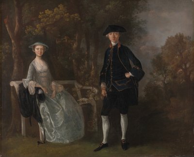 Lady Lloyd et son fils, Richard Savage Lloyd, de Hintlesham Hall, Suffolk - Thomas Gainsborough
