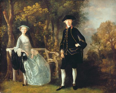 Lady Lloyd et son fils, Richard Savage Lloyd, de Hintlesham Hall, Suffolk - Thomas Gainsborough