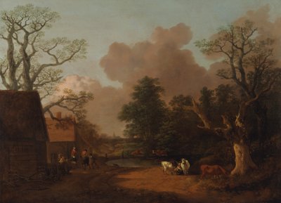 Paysage avec laitière - Thomas Gainsborough