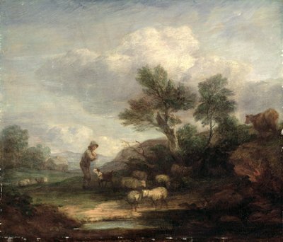 Paysage avec moutons - Thomas Gainsborough
