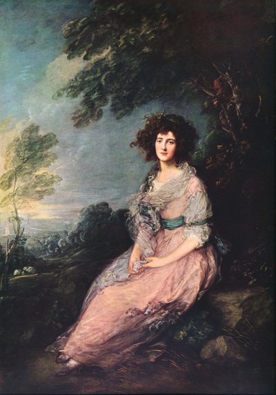 Mme Richard Brinsley Sheridan, 1785-1787 - Thomas Gainsborough