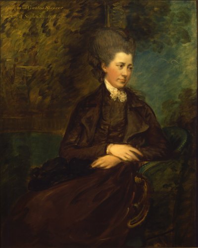 Portrait de Georgiana Poyntz, comtesse Spencer, c.1780-81 - Thomas Gainsborough
