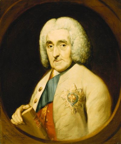 Portrait de Lord Chesterfield, buste, portant l