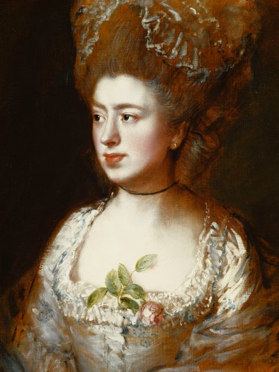 Portrait de Miss Mary Gainsborough, plus tard Mme Fischer, la fille de l