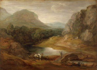 Paysage rocheux avec un pont - Thomas Gainsborough