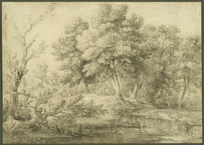 Paysage boisé avec ruisseau - Thomas Gainsborough