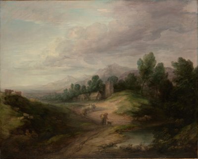 Boisé Paysage de plateau - Thomas Gainsborough