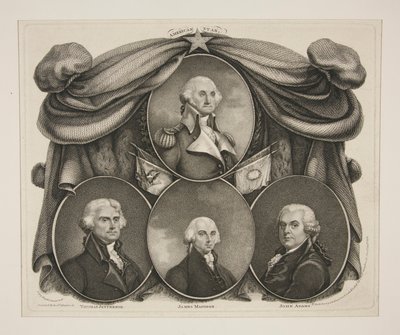 (Washington) Thomas Jefferson - James Madison - John Adams - Thomas Gimbrede