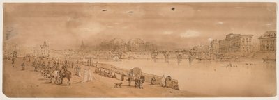 Une sélection de vingt des vues les plus pittoresques de Paris, 1802 - Thomas Girtin