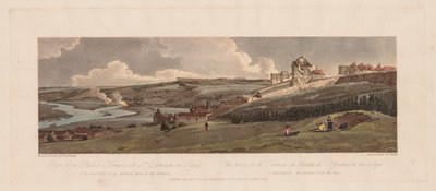 Une sélection de vingt des vues les plus pittoresques de Paris : Vue depuis la terrasse du palais, 1803 - Thomas Girtin
