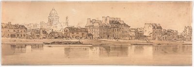 Une Sélection de Vingt des Vues les Plus Pittoresques de Paris : Vue du Panthéon prise de l