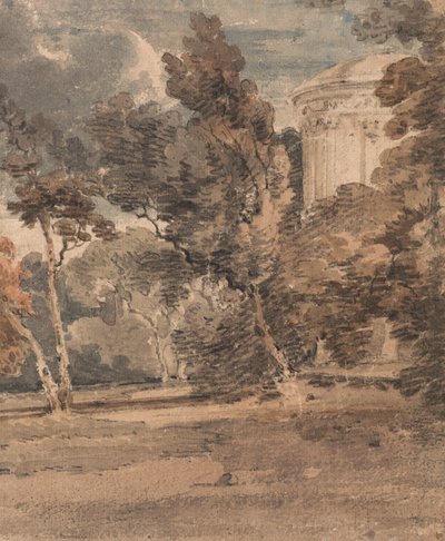 Un temple dans Harewood Park, c.1798 - Thomas Girtin