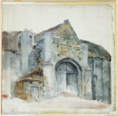 La grange dîmière, Abbotsbury - Thomas Girtin