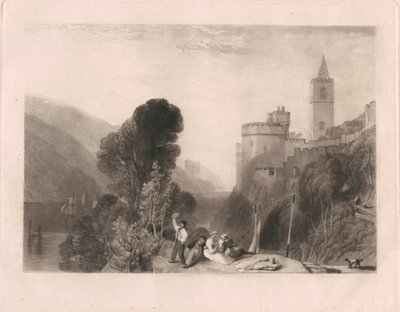 Château de Dartmouth, sur la rivière Dart - Thomas Goff Lupton