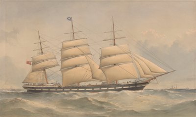 Clipper Ship Aurora en mer - Thomas Goldsworth Dutton