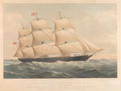 Clipper ship Cossipore 1226 tonnes - Thomas Goldsworth Dutton