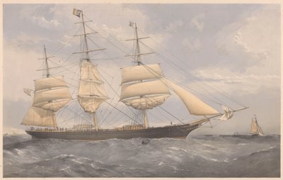 Le Clipper Ship Norman Court, vers 1868-74 - Thomas Goldsworth Dutton