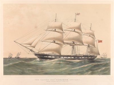Le Clipper Ship Yorkshire 1100 tonnes, c.1857-60 - Thomas Goldsworth Dutton