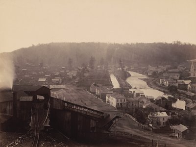 Archbald, Compagnie du canal Del  Hudson, vers 1863-1865 (photo) 1863-1865 (photo) - Thomas H. Johnson
