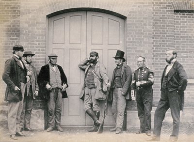 Personnel à Holkham Hall, Norfolk, c.1863 - Thomas Harcourt Powell