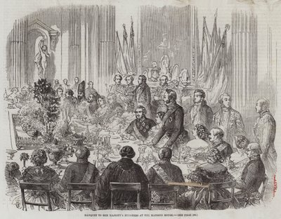 Banquet pour les ministres de Sa Majesté au Mansion House - Thomas Harrington Wilson