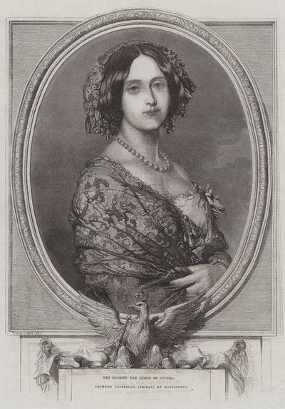 Sa Majesté la Reine de Prusse, couronnée hier (vendredi) à Königsberg - Thomas Harrington Wilson