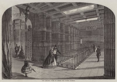 Nouvelle armurerie, Tour de Londres, la salle du conseil - Thomas Harrington Wilson