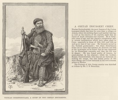 Nicolas Christodoulaki, un Chef des Insurgés Crétois - Thomas Harrington Wilson