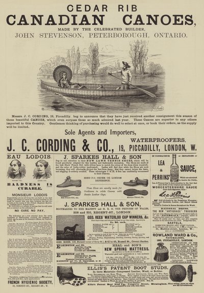 Page de publicités - Thomas Harrington Wilson