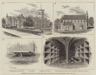 Vol de la tombe du défunt comte de Crawford et Balcarres - Thomas Harrington Wilson