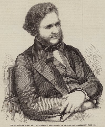 Le défunt Frank Stone, Esquire, ARA - Thomas Harrington Wilson