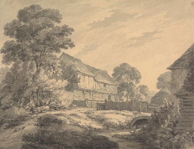 Ferme et bâtiments près d