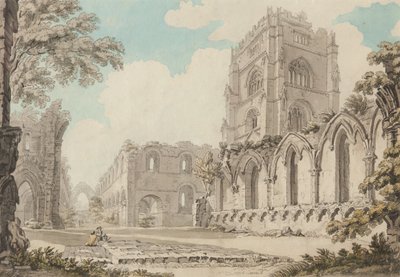 Abbaye de Fountains, date inconnue - Thomas Hearne